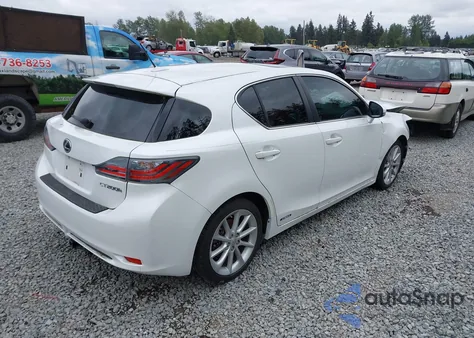 2012 Lexus Ct 200H Premium from USA, damaged, VIN JTHKD5BHXC2058167